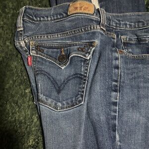 Stylish Women's Boot Cut Jeans in Classic Blue